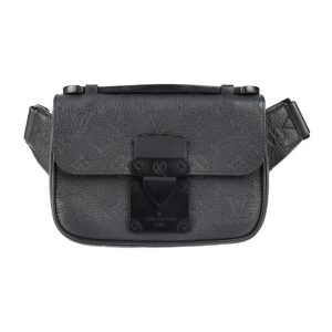 LOUIS VUITTON ルイヴィトン Sロック スリングバッグ モノグラム ウエスト M58487 トリヨンレザー ノワール ポーチ